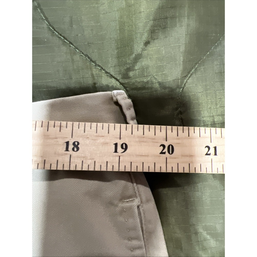 Peter Millar Shorts Mens 38 Khaki Pima Cotton Peru Luxury Golf Flat Front Preppy - Picture 9 of 14